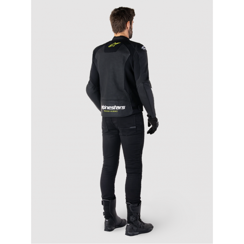 Мотокуртка Alpinestars Faster V3 Airflow Black/White/Yellow купить